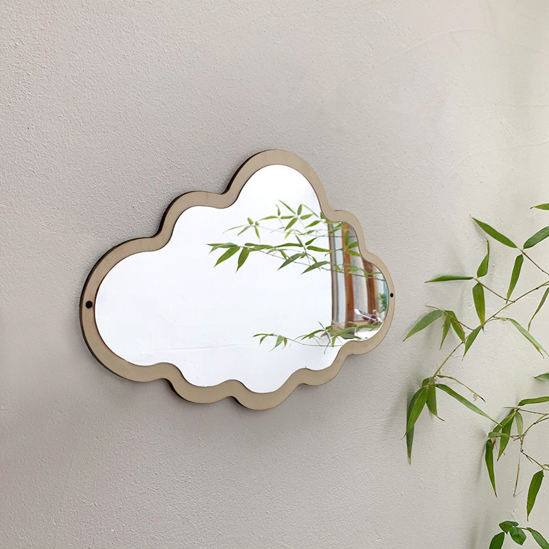 Decorative Mirror Glass Door Living Room Wall Hanging Mirror Desktop Bedroom Sticker Hanging Mirror