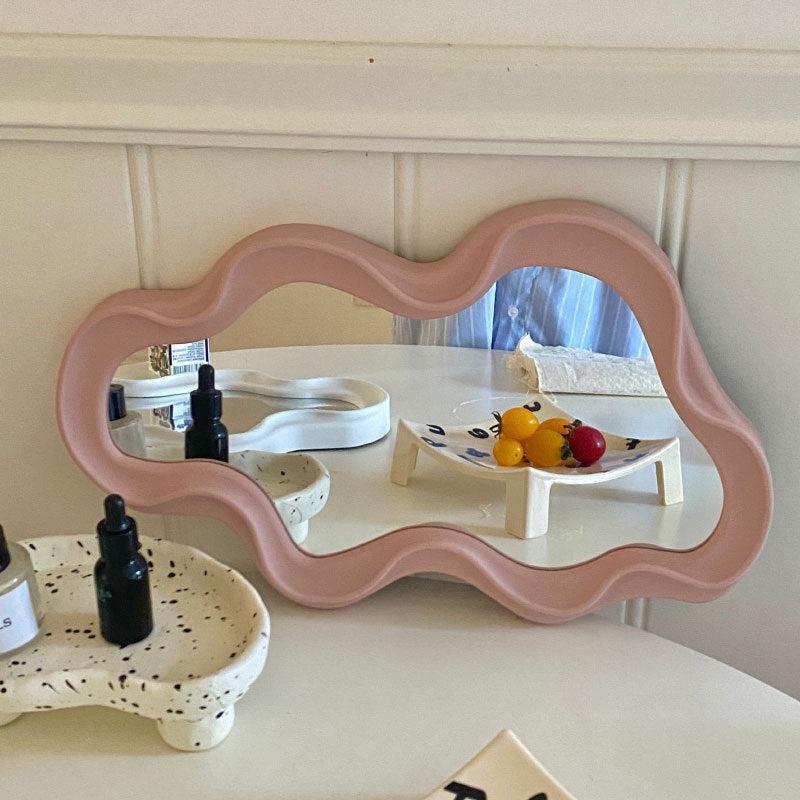 Dresser Clouds Mirror Makeup Mirror Wall-mounted Household Desk